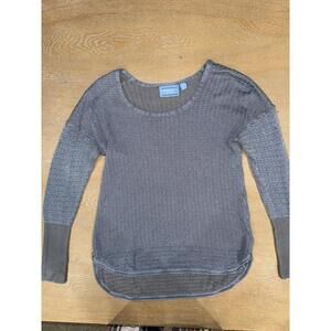 Simply Vera Vera Wang Womens Sweater Medium Blue Pullover Stretch